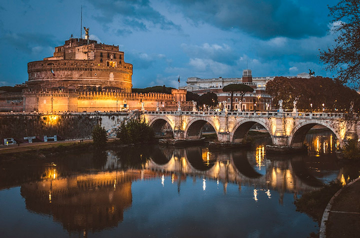 Aterdecer en Roma